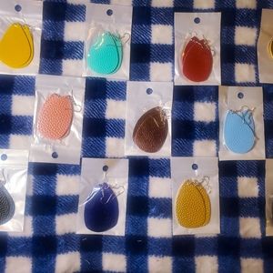 13 pairs New pairs leather style earrings